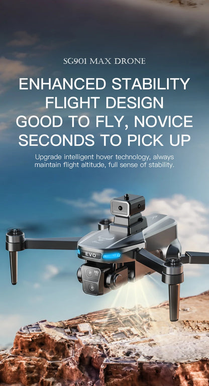 New SG901 MAX GPS Drone Professional 8K Camera Aerial FPV Brush Avoiding Obstacle with Large Screen Remote Control Folding Drone