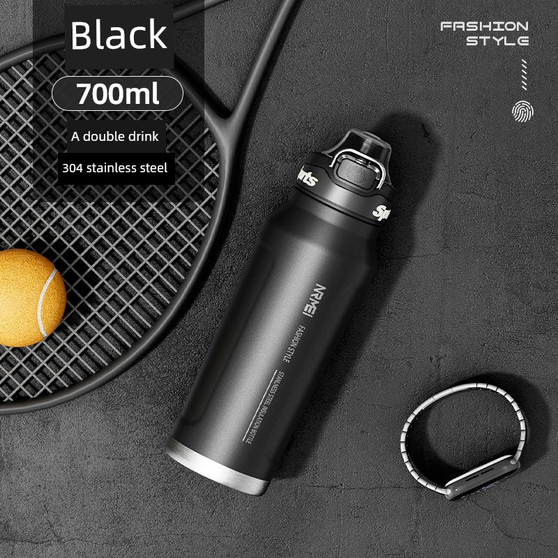 Japanese Style New Vacuum Cup Large Capacity Cold Cup SUS316 Stainless Steel Outdoor Sports  Water Cup Portable Student