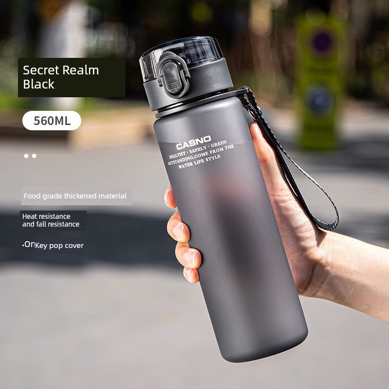 Qifan Sports Cup 2025 New Arrival Men's Summer Portable Anti-Fall Cup Large Capacity High Temperature Resistant Student Plastic Water Kettle