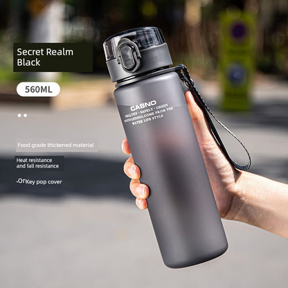 Qifan Sports Cup 2025 New Arrival Men's Summer Portable Anti-Fall Cup Large Capacity High Temperature Resistant Student Plastic Water Kettle