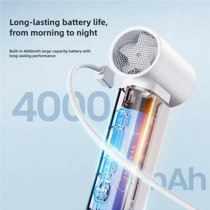2025 New High Speed Portable Electric Fan USB Rechargeable 3 Speed Fan 4000mAh Outdoor Handheld Fan Mini Bladeless Fan