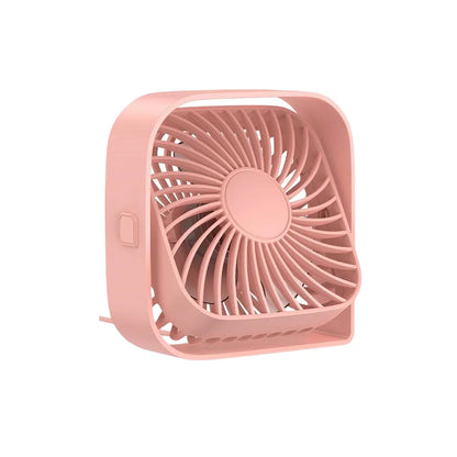 Mini Desktop Fan Battery-Free Quiet USB Powered Office Desk Fan Small Portable Plastic Electric Fan for Home And Office Use