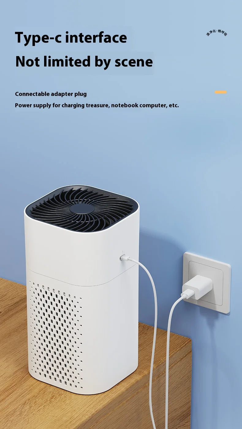 Xiaomi Youpin Air Purifier HEPA Filter Negative Ion Remove Second-hand Smoke PM2.5 for Allergies Smokers Air Cleaner Bedroom