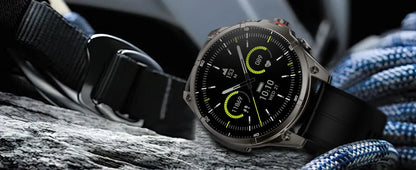 2025 New Premium GPS Smart Watches Outdoor Altimeter Barometer AMOLED Screen Built-in GPS Compass Military Sports Smartwatch Men