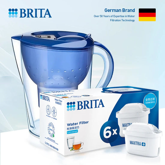 BRITA Marella Ocean Series 3.5L Household Filter Kettle with 3 Filter Device Alkaline Activated Carbon Water Purifier