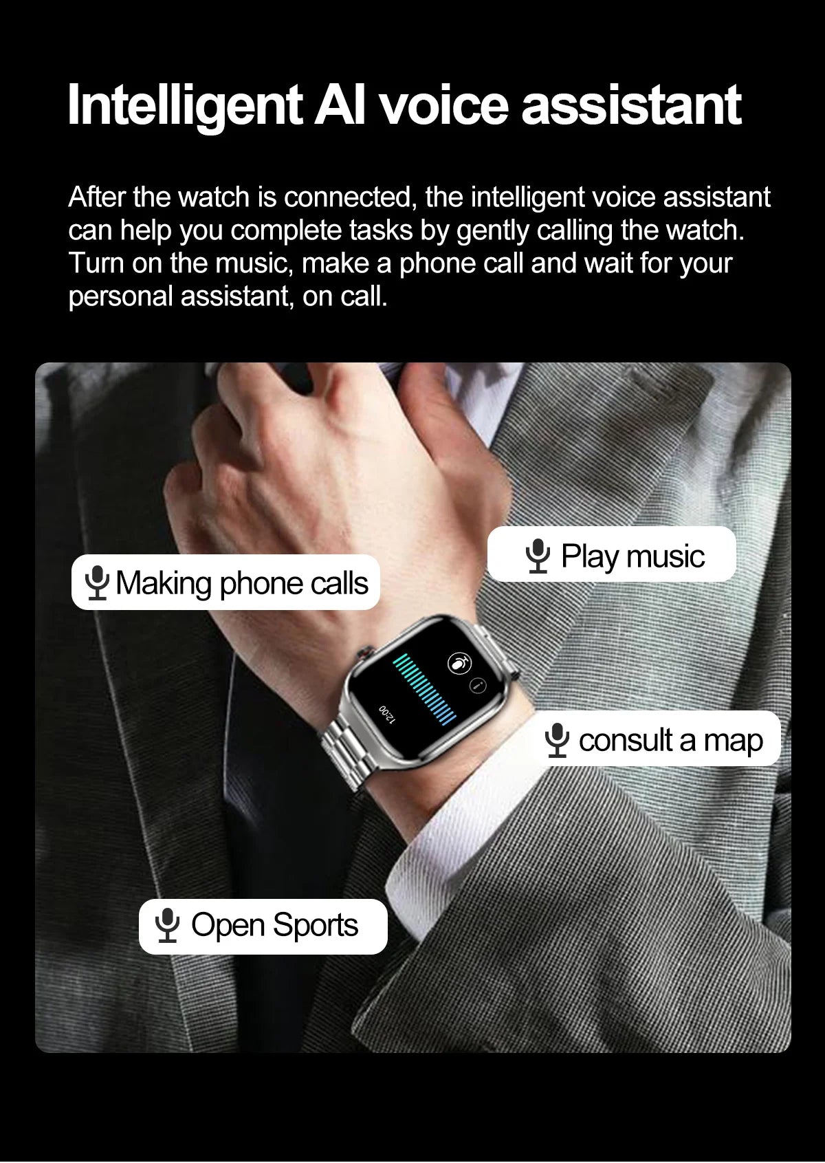 2025 New Three Highs Blood Pressure Smartwatch ECG Uric Acid Heart Rate Clock Body Analysis Health Monitoring Watches