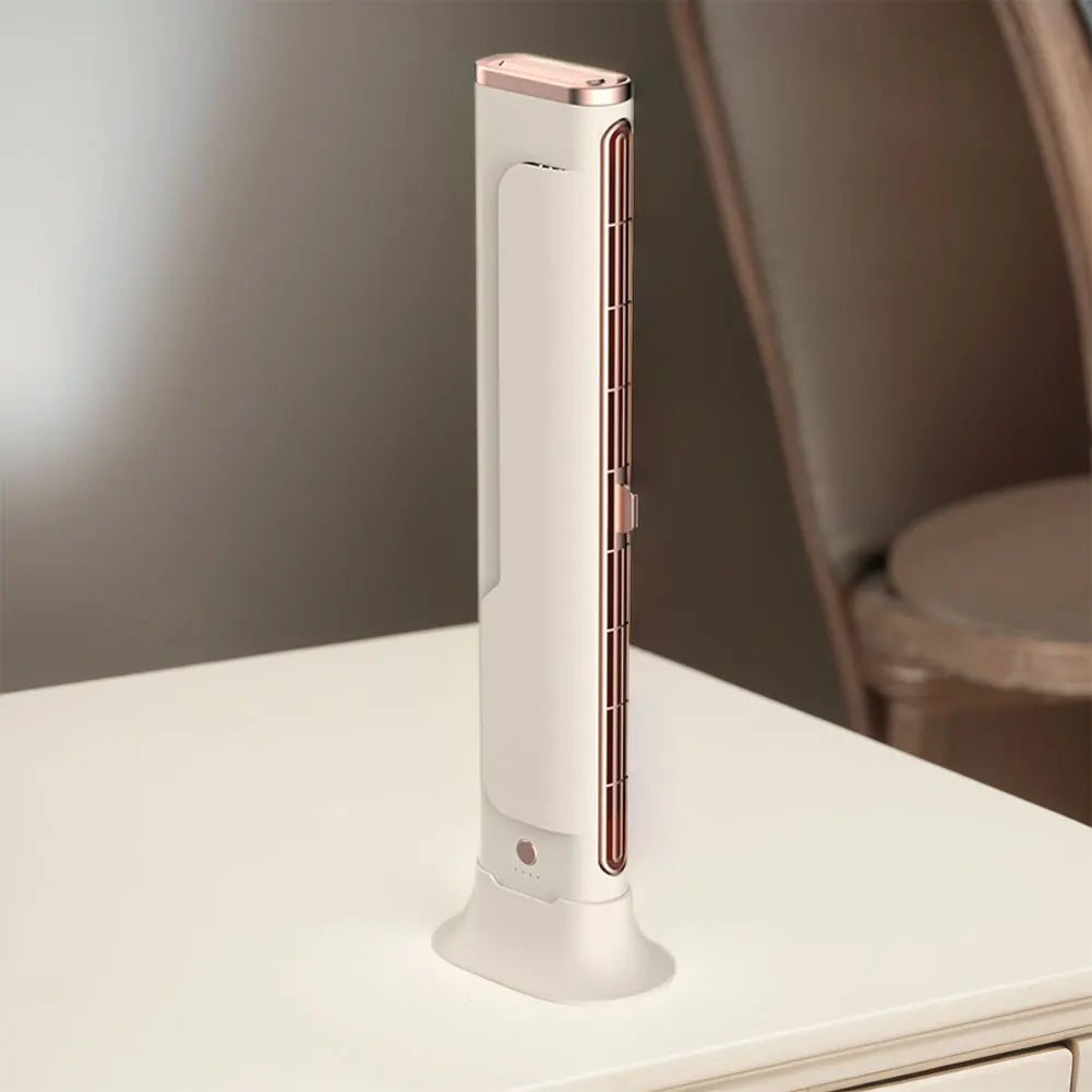Bladeless Fan Adjustable Vents Air Condition Fan Space-Saving for Bedroom Home Office Room