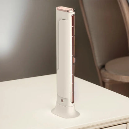 Bladeless Fan Adjustable Vents Air Condition Fan Space-Saving for Bedroom Home Office Room