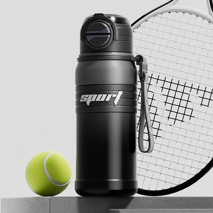 680ml Double Stainless Steel Sport Vacuum Flask With Straw Coffee Tea Thermos Mug Gym Fitness Thermal Bottle Travel Tumbler