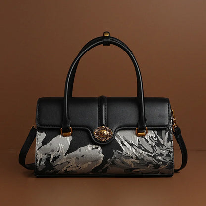 Classic Elegant Ladies Hand Bag By Famous Designer Luxury Brand Leather Shoulder Messenger Bag For Gifts