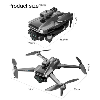 2025 New M66 Drone 4K HD Aerial Photography Camera Drone with Screen Omnidirectional Obstacle Avoidance Drone RC