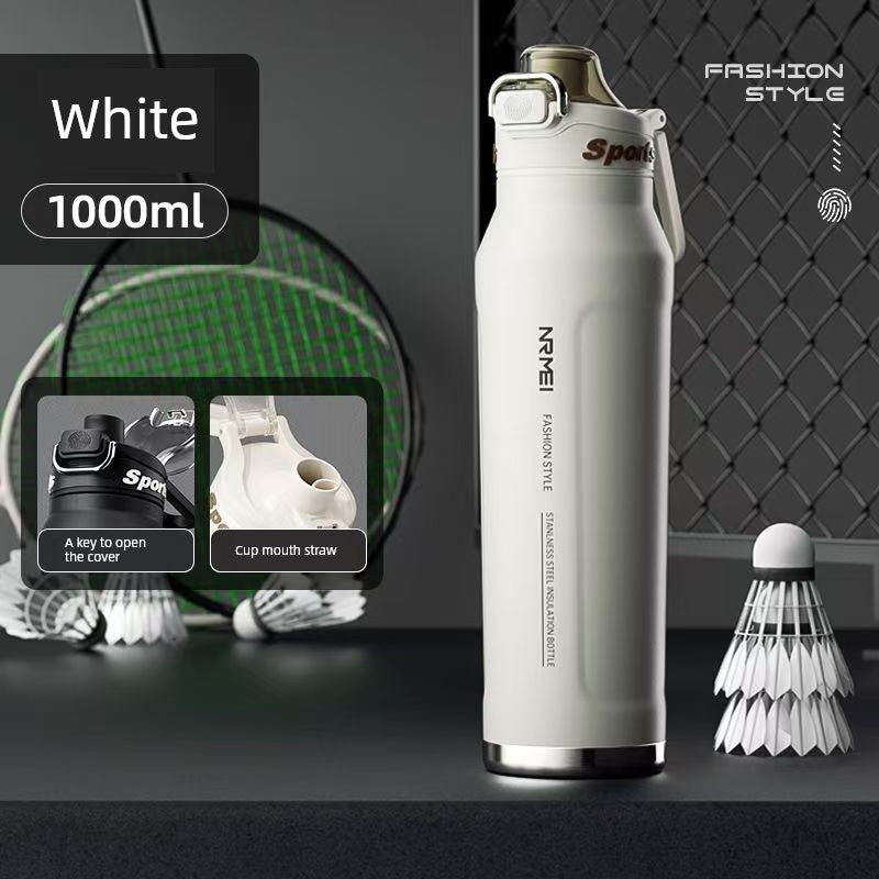 Japanese Style New Vacuum Cup Large Capacity Cold Cup SUS316 Stainless Steel Outdoor Sports  Water Cup Portable Student