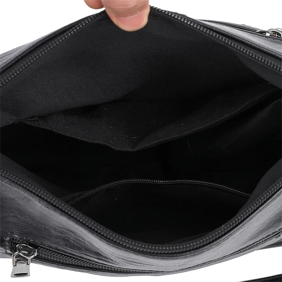 Soft Leather Women Bag Branded Designer Ladies Handbag Purses, Luxury Female Shoulder Bag Large Capacity Crossbody Bags Sac