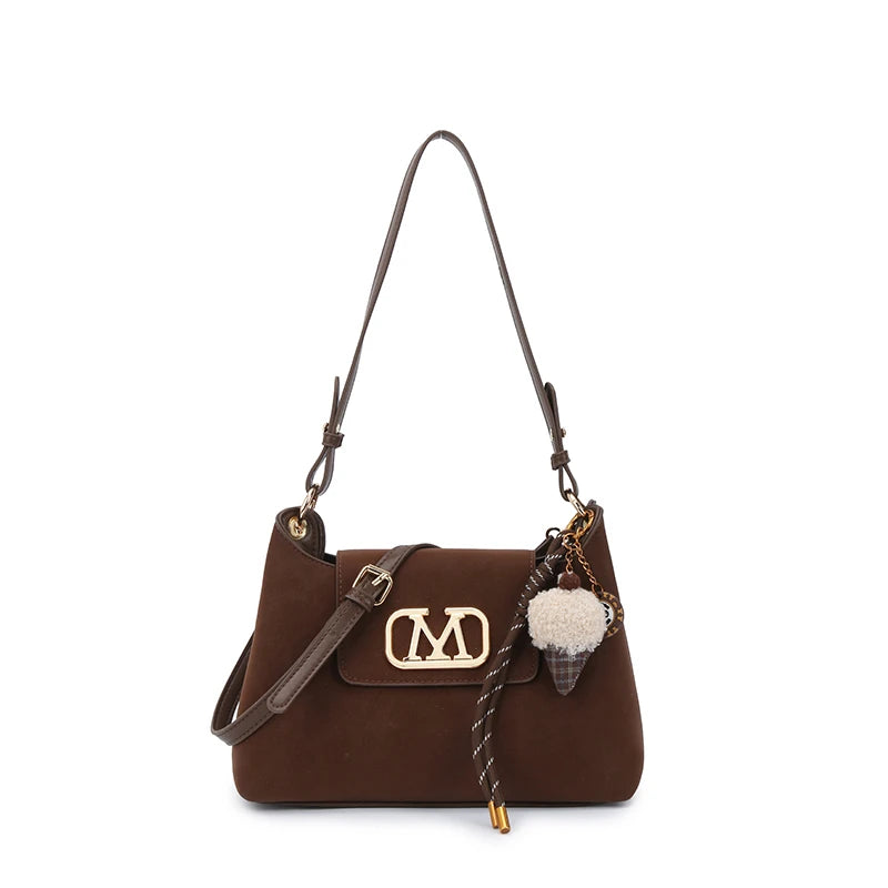 High-Quality Leather Shoulder Bag for Ladies, Women's Handbag by Famous Designer, Popular Classic Tote Elegant Style