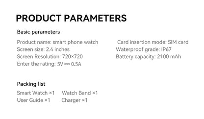 NEW Arrival M99 4G Full Netcom Smartwatch Android 10.0 With 2.4 inch Amoled Screen 900W Rotating Camera GPS WIFI Smart Watch Men