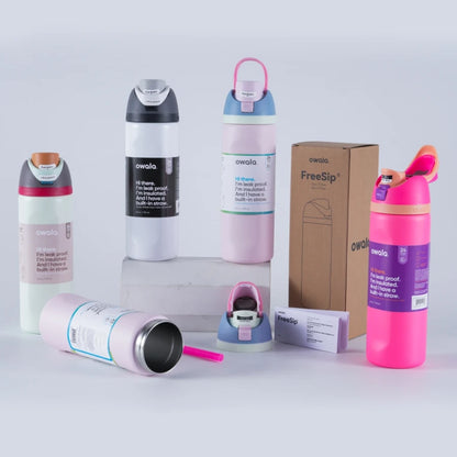 NEW Original Owala Insulated Stainless Steel Water Bottle with Straw, BPA-Free Sports Water Bottle