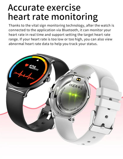 New Ultra Thin Smart Watch Women Screen Always Display Time Sports Bracelet Bluetooth Call Fashion Smartwatch
