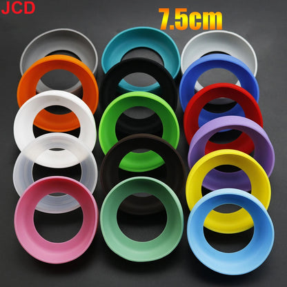 JCD 7.5cm Threaded Silicone Cup Bottom Cover Wear Resistant Sleeve Sheath Anti Slip Water Bottle Anti Slip Case Protective