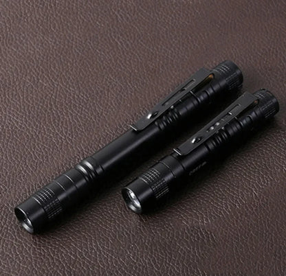Portable LED Flashlight Strong Light Flashlight Pocket Small Flashlight LED Flashlight Medical Waterproof Pen Torch Light