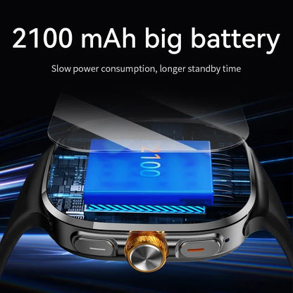 2025 M99 5G Smart Watch: Android 10.0, 9MP Rotary Camera, 256GB Storage, GPS/NFC, 1.95" AMOLED Screen