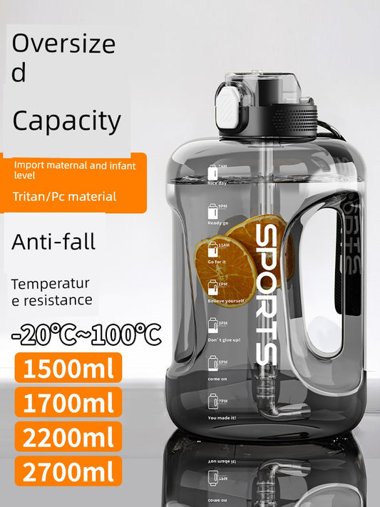 Tritan 5Liter T Barrels Large Large-Capacity Water Cup Sports Water Kettle Outdoor Portable High Temperature Resistant Tea Cup for Boys