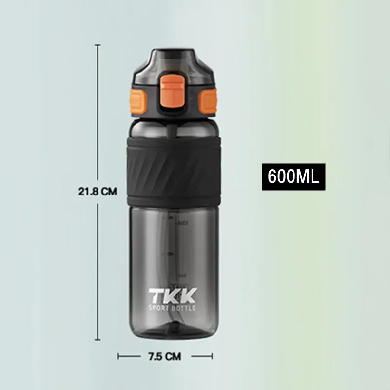TKK 500/600ml BPA Free Sports Watter Bottle Tritan BPA Free Leak-proof Cup School Children's 'bottle Cute Water Bottle
