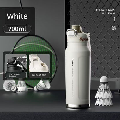 Japanese Style New Vacuum Cup Large Capacity Cold Cup SUS316 Stainless Steel Outdoor Sports  Water Cup Portable Student