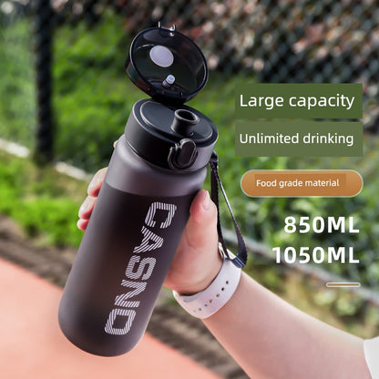 Qifan Sports Cup 2025 New Arrival Men's Summer Portable Anti-Fall Cup Large Capacity High Temperature Resistant Student Plastic Water Kettle