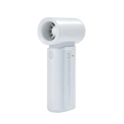 2025 New High Speed Portable Electric Fan USB Rechargeable 3 Speed Fan 4000mAh Outdoor Handheld Fan Mini Bladeless Fan