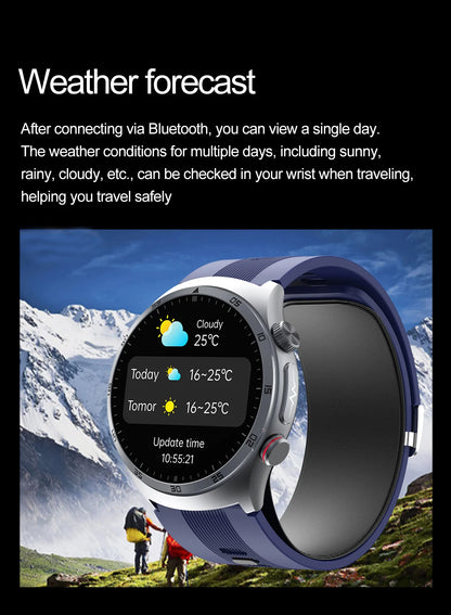 Airbag Smart Watch  2025 New Health watch men Air pump True Accurately Blood Pressure watches Uric Acid Blood Lipids