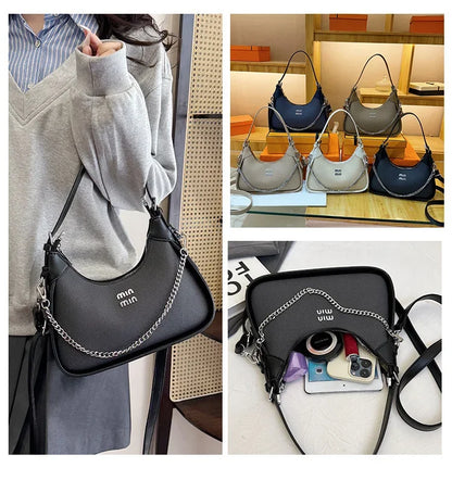 2025 EarlySpring New Simple and Casual Fashion Women's Armpit Handbag High-end and Trendy ShoulderBag for Style-conscious Ladies