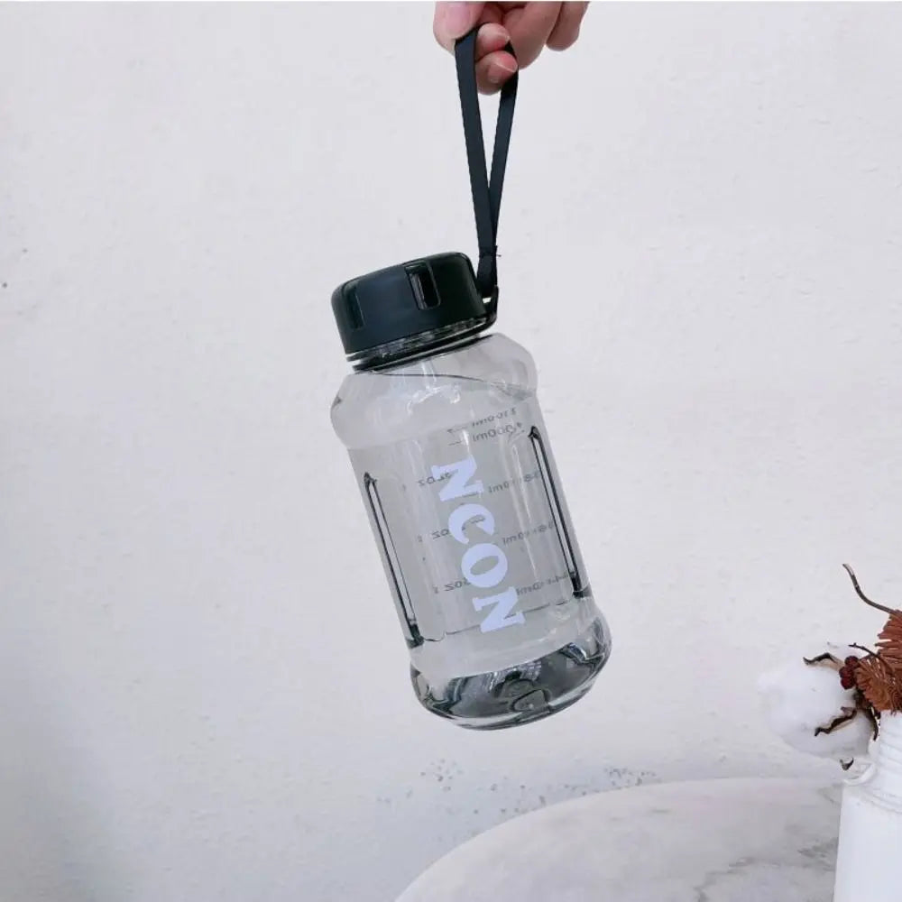 850/1100/1300ml Clear Water Bottle Portable Leakproof Large Capacity Travel Kettle Lightweight Water Jugs