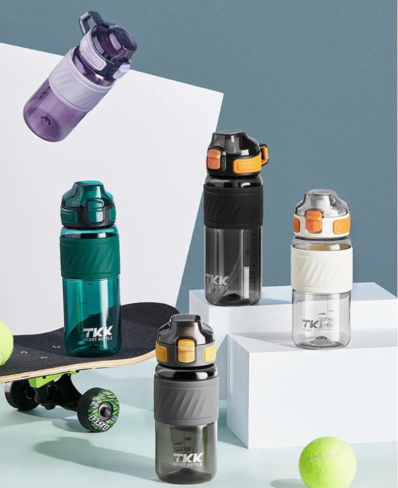 TKK 500/600ml BPA Free Sports Watter Bottle Tritan BPA Free Leak-proof Cup School Children's 'bottle Cute Water Bottle