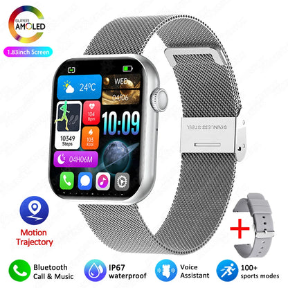 2025 New For XIAOMI Smart Watch Full Touch Screen Bluetooth Call Heart Rate Waterproof Watches Sports Bracelet Smartwatch Women