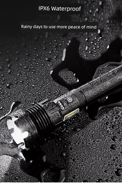 P90 Power Torch Rechargeable Outdoor Long-Range Xenon Lamp Zoom High-Power Spotlight Super Bright Probe Xenon Lamp