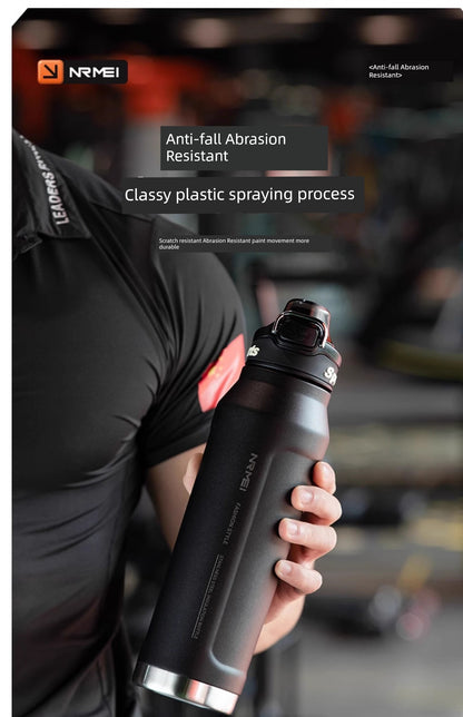 Japanese Style New Vacuum Cup Large Capacity Cold Cup SUS316 Stainless Steel Outdoor Sports  Water Cup Portable Student