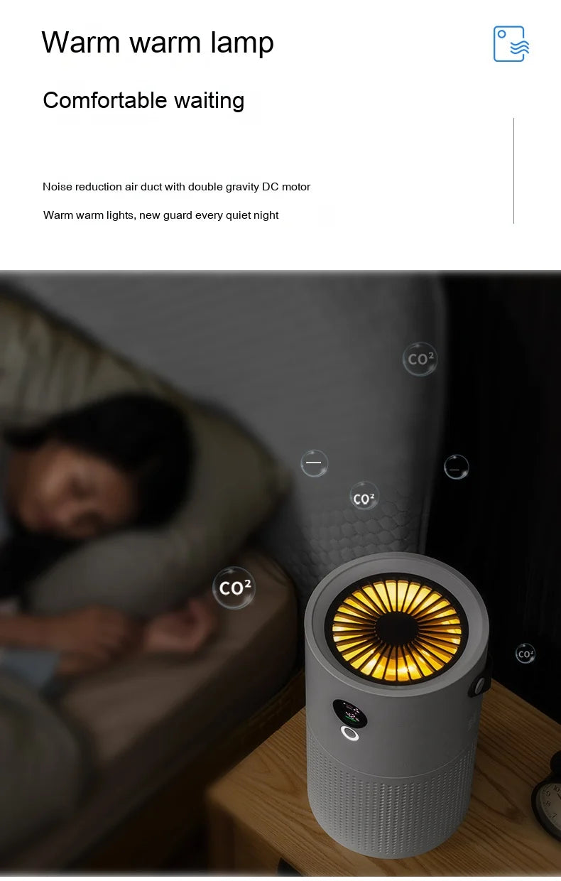 ZaiXiao AP01 Negative Ion Air Purifier Odor Deodorizer Remove Dust Smoke Removal Formaldehyde Air Filter USB Mute