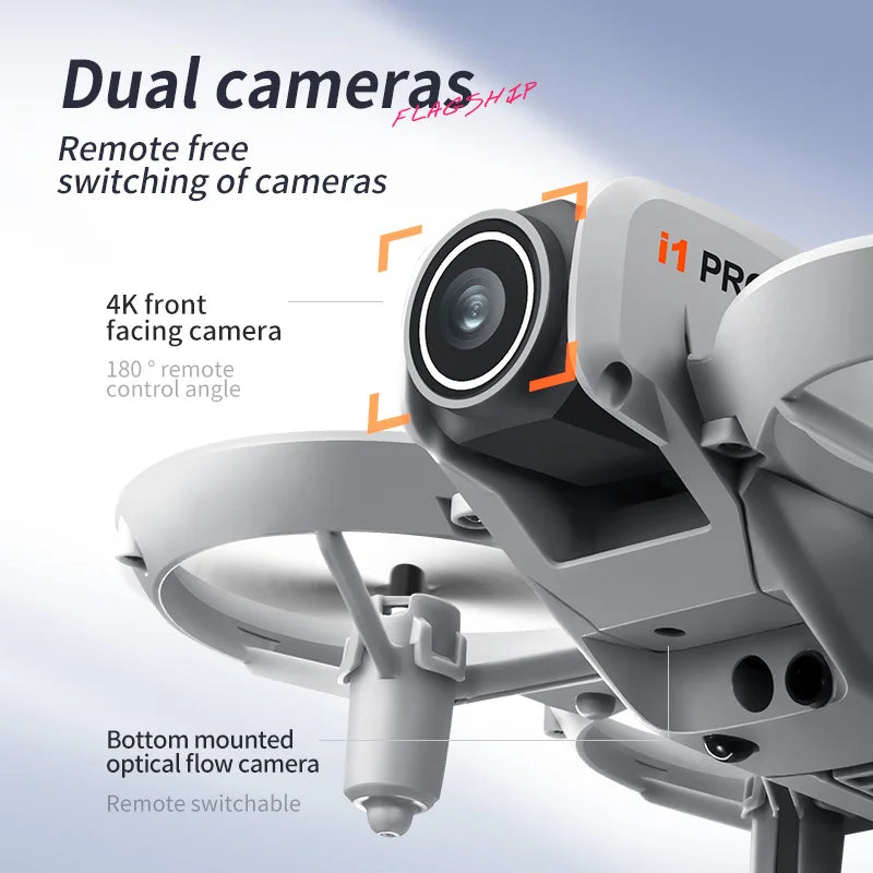 i1PRO Mini Drone Professional 8K HD Camera Drone 5G WIFI FPV UAV With screen remote control Avoidance Aerial Quadcopter Toy Gift