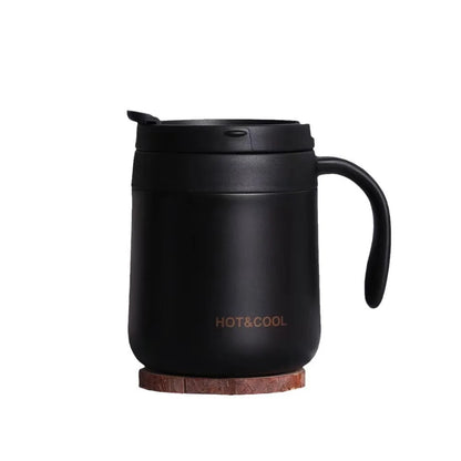 350ml Insulated Coffee Mug with Handle Stainless Steel Insulated Mug Coffee Tumbler Thermos Tea Cups with Lip