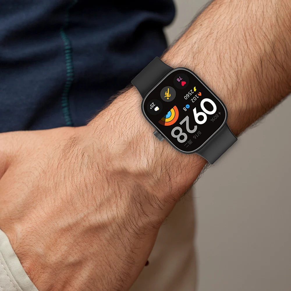 Silicone Strap For Xiaomi Redmi Watch 4 Smart Watch Bracelet Replacement Correa For Xiaomi Mi Band 8 Pro WristBand Accessories