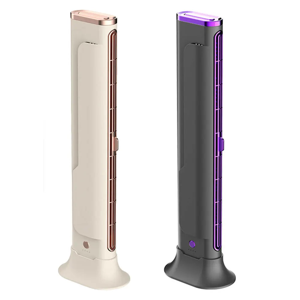 Bladeless Fan Adjustable Vents Air Condition Fan Space-Saving for Bedroom Home Office Room