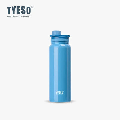 Tyeso Thermos Bottle Car Insulated Flask Water Tumbler for Outdoor Sports Travel Vacuum Flasks Stainless Steel Thermal Cup