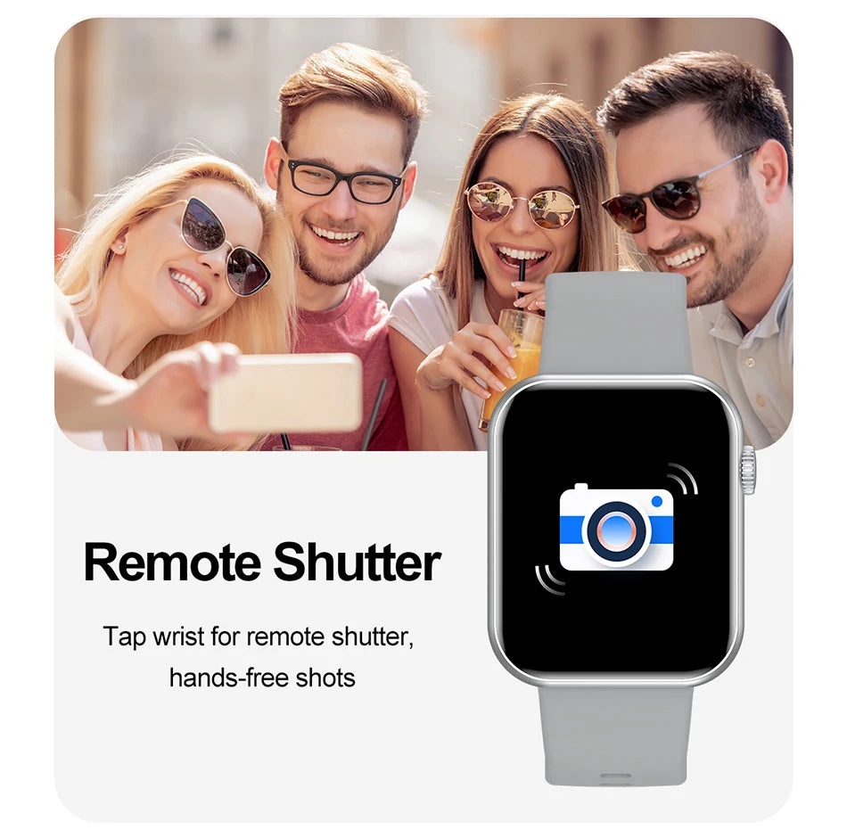 2025 New For XIAOMI Smart Watch Full Touch Screen Bluetooth Call Heart Rate Waterproof Watches Sports Bracelet Smartwatch Women