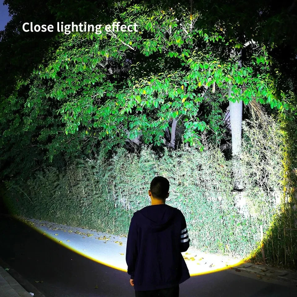 Most Powerful High Power Led flashlight 1000000LM XHP360 Rechargeable Led Flashlight Zoom Outdoor Tactical Lantern Hunting Torch