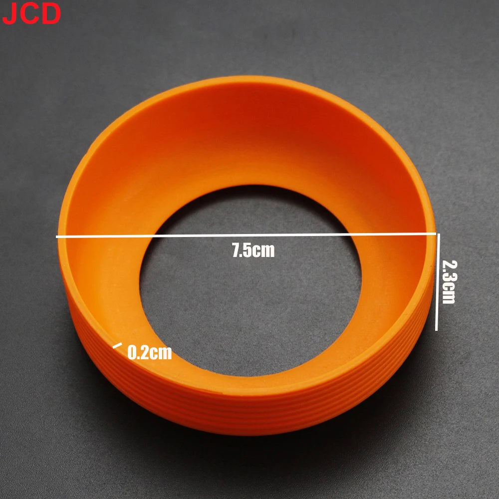 JCD 7.5cm Threaded Silicone Cup Bottom Cover Wear Resistant Sleeve Sheath Anti Slip Water Bottle Anti Slip Case Protective