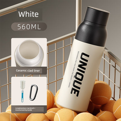 Vacuum Cup 2024 New Arrival Tea Water Separation Good-looking Tea Cup Men's Outdoor Tea Portable Quickly Open Stainless Steel Water Cup