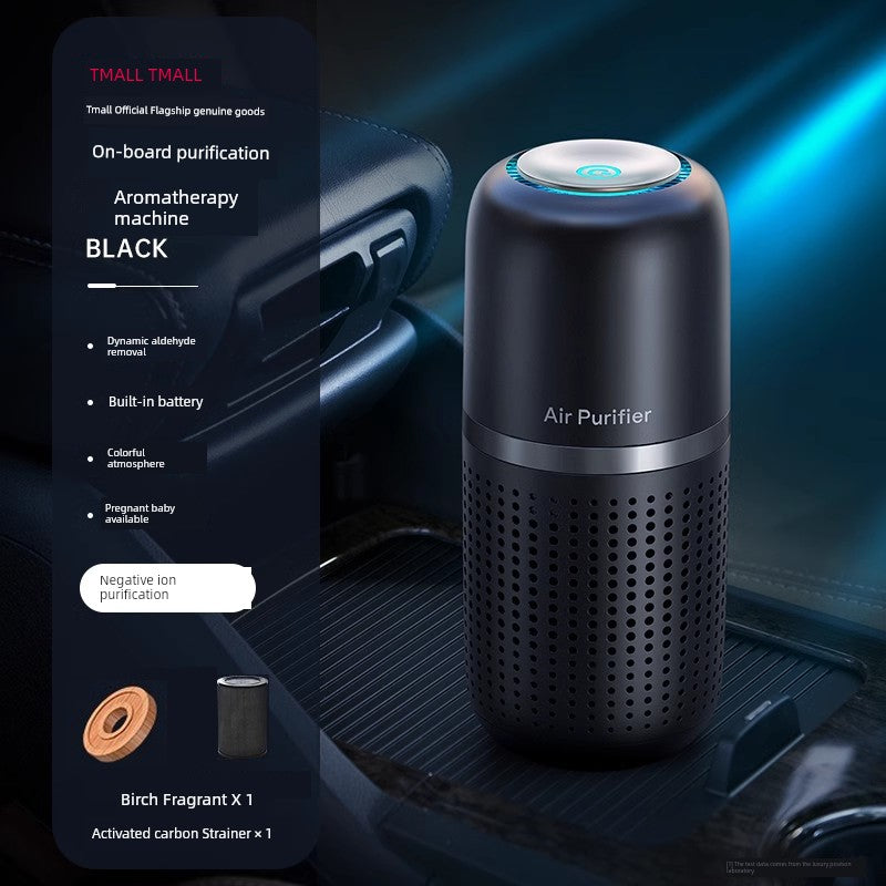 Car Air Purifier New Car Wireless Odor Elimination Formaldehyde Removal Car Spray Aroma Diffuser Cup Holder