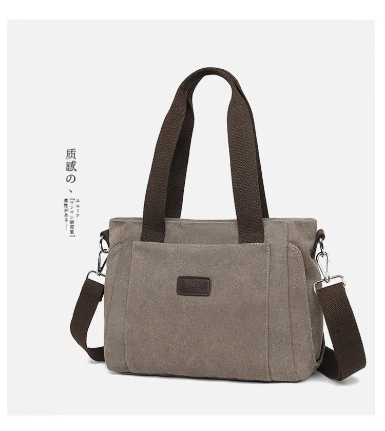 Women Handbags Ladies Canvas Shopping Tote Bag Clutch Female Crossbody Bags