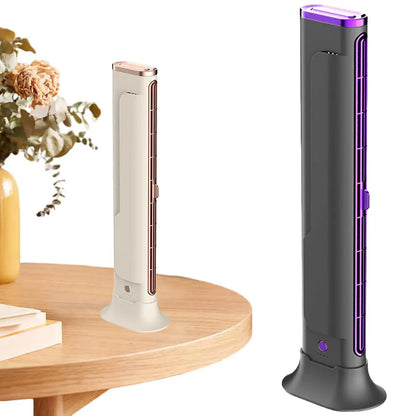 Bladeless Fan Adjustable Vents Air Condition Fan Space-Saving for Bedroom Home Office Room