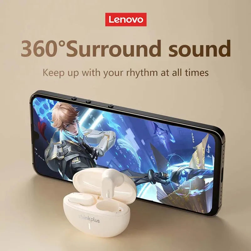 Choice Original Lenovo LP19 Sports In-Ear Headphones TWS Wireless Bluetooth V5.1 Earphones Dual HD Microphone Headset